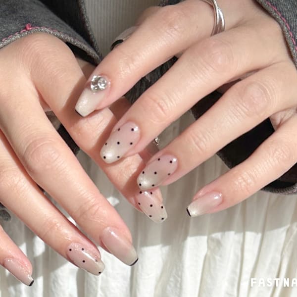 ドット×スキニーフレンチ