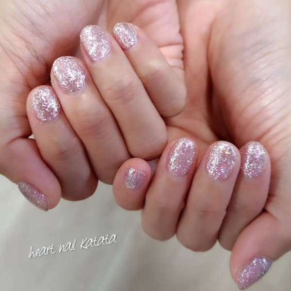 ラメワンカラー|はあとねいる 堅田店