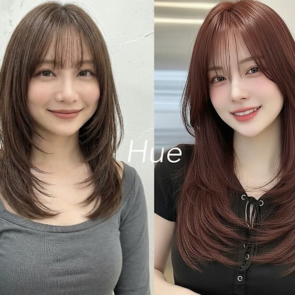 Hue表参道【レイヤーカット/カラー/髪質改善トリートメント/ボブ/顔周り/前髪カット】
