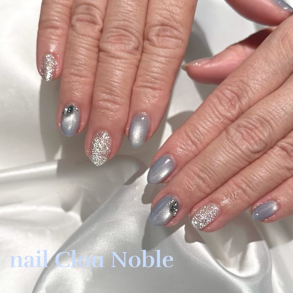 マグネット×ストーン|nail Clou Noble