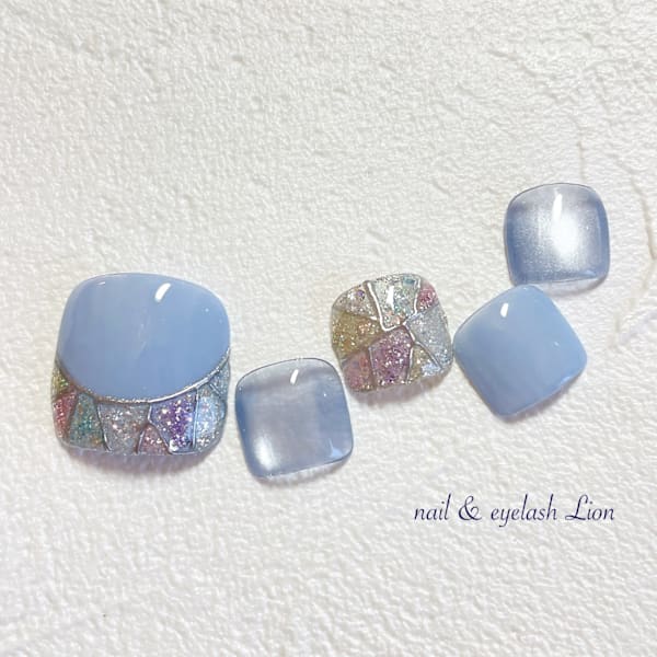 ジュエリーフレンチフットデザイン