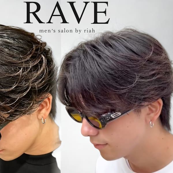 Men's cut Men's perm RAVE Men's salon
