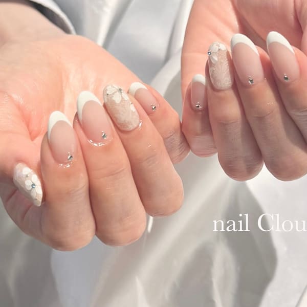 レース×フレンチ|nail Clou Noble