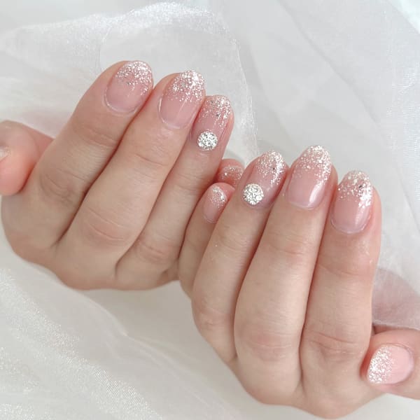 【キラキラ】ラメグラデーション♪|Nail Salon DANAE GINZA