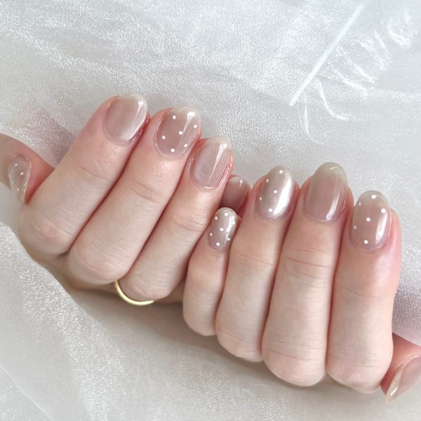 【マグネット】大人のドットネイル♪|Nail Salon DANAE GINZA