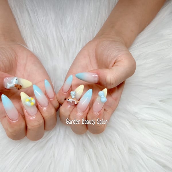 長さ出し+120分つけ放題|Garden Nail Salon
