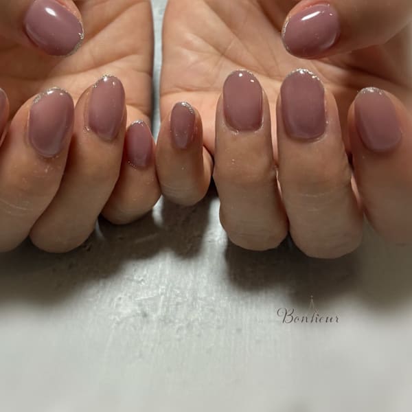 ラメラインネイル