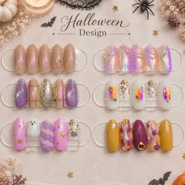 HALLOWEEN Design|Nail&Eyelash Salon SHeLL WELINA