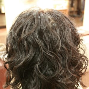 オススメ順 40代 パーマ ナチュラル セミロングの髪型 ヘアスタイル 楽天ビューティ