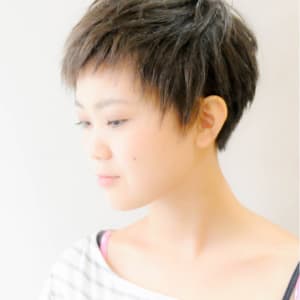 オススメ順 カラー シャギー ベリーショートの髪型 ヘアスタイル 楽天ビューティ