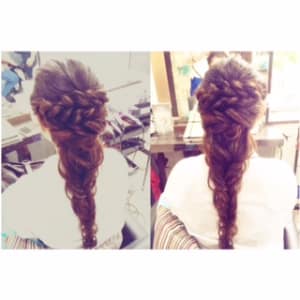 オススメ順 代 外国人風 編み込み アッシュ ブラウンの髪型 ヘアスタイル 楽天ビューティ