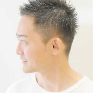 メンズのオススメ順 40代 ボウズ 黒髪の髪型 ヘアスタイル 楽天ビューティ