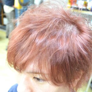 メンズのオススメ順 エレガント ツーブロック レッド ピンクの髪型 ヘアスタイル 楽天ビューティ