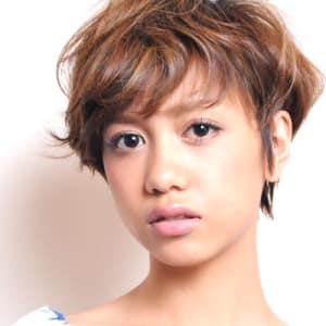 オススメ順 40代 フェミニン マッシュ ベリーショートの髪型 ヘアスタイル 楽天ビューティ