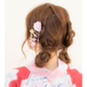 オススメ順 30代 和服 着物 編み込み ミディアムの髪型 ヘアスタイル 楽天ビューティ