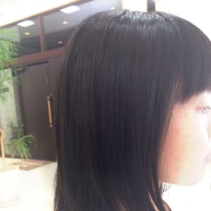 オススメ順 10代 グラデーション 黒髪 ミディアムの髪型 ヘアスタイル 楽天ビューティ