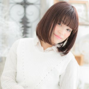 オススメ順 10代 ストレートパーマ カール ミディアムの髪型 ヘアスタイル 楽天ビューティ