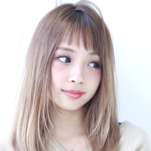 オススメ順 代 ストレート セミロングの髪型 ヘアスタイル 楽天ビューティ