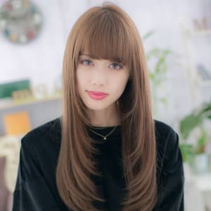 オススメ順 40代 ストレート ロングの髪型 ヘアスタイル 楽天ビューティ