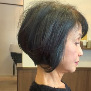 オススメ順 50代 パーマ ショートの髪型 ヘアスタイル 楽天ビューティ