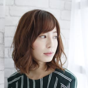 オススメ順 40代 パーマ ナチュラルの髪型 ヘアスタイル 楽天ビューティ