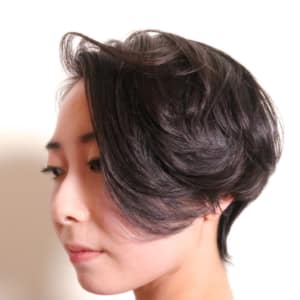 オススメ順 外国人風 レイヤー 黒髪 ショートの髪型 ヘアスタイル 楽天ビューティ