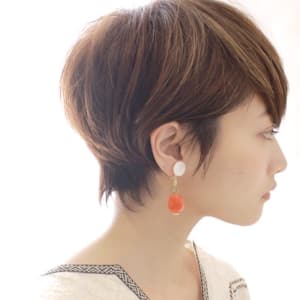 オススメ順 40代 レイヤー ショートの髪型 ヘアスタイル 楽天ビューティ