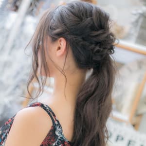 オススメ順 セクシー 編み込み 黒髪 ロングの髪型 ヘアスタイル 楽天ビューティ