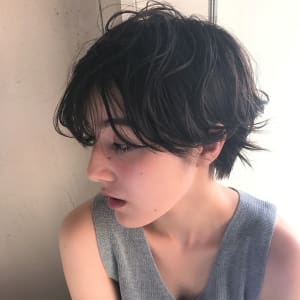 オススメ順 外国人風 黒髪 ショートの髪型 ヘアスタイル 楽天ビューティ