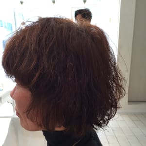 オススメ順 50代 パーマ ミディアムの髪型 ヘアスタイル 楽天