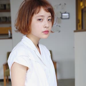 オススメ順 50代 パーマ ボブ イエロー オレンジの髪型 ヘアスタイル 楽天ビューティ