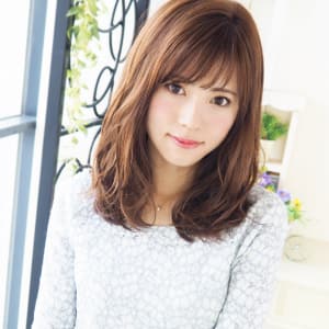オススメ順 フェミニン セミロングの髪型 ヘアスタイル 楽天ビューティ