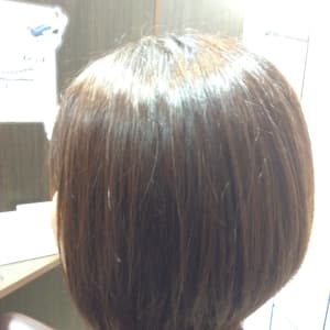 オススメ順 40代 縮毛矯正 ストレート ショートの髪型 ヘアスタイル 楽天ビューティ