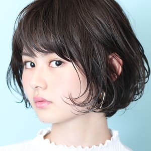オススメ順 パーマ ボブの髪型 ヘアスタイル 楽天ビューティ