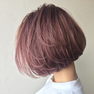 オススメ順 フェミニン レッド ピンク ショートの髪型 ヘアスタイル 楽天ビューティ