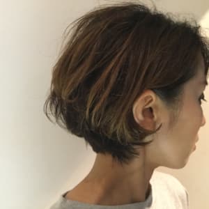 オススメ順 30代 パーマ モード ミディアムの髪型 ヘアスタイル 楽天ビューティ