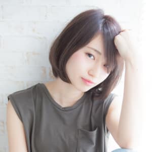 オススメ順 ストレートパーマ モード ボブ ミディアムの髪型 ヘアスタイル 楽天ビューティ