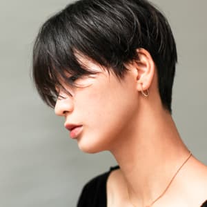 オススメ順 モード ストレート 黒髪 ショートの髪型 ヘアスタイル 楽天ビューティ
