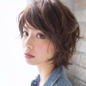 オススメ順 40代 カール ショートの髪型 ヘアスタイル 楽天ビューティ