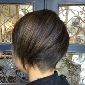 オススメ順 ストレートパーマ ツーブロック ショートの髪型 ヘアスタイル 楽天ビューティ