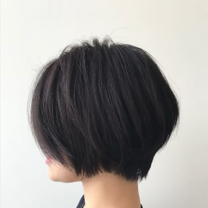 オススメ順 代 グラデーション 黒髪 ショートの髪型 ヘアスタイル 楽天ビューティ