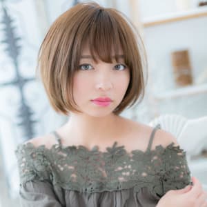 オススメ順】フェミニン/ボブの髪型・ヘアスタイル | 楽天ビューティ