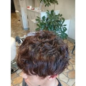 メンズのオススメ順 パーマ ビジネス ブラウン ベージュの髪型 ヘアスタイル 楽天ビューティ