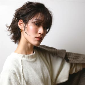 新着順 ヘアアレンジ エレガント ボブ ミディアムの髪型 ヘアスタイル 楽天ビューティ