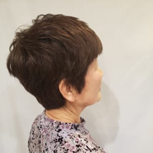 オススメ順 50代 エレガント ボブ ベリーショートの髪型 ヘアスタイル 楽天ビューティ