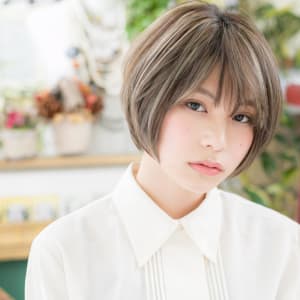 オススメ順 ストレートパーマ シャギー ショートの髪型 ヘアスタイル 楽天ビューティ