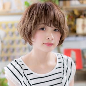 オススメ順 パーマ グラデーションカラー ショートの髪型 ヘアスタイル 楽天ビューティ