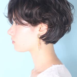 オススメ順 パーマ 外国人風 ショートの髪型 ヘアスタイル 楽天ビューティ