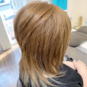 オススメ順 ストリート レイヤー ブラウン ベージュ ミディアムの髪型 ヘアスタイル 楽天ビューティ