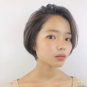 オススメ順 カット フェミニン ストレート ベリーショートの髪型 ヘアスタイル 楽天ビューティ